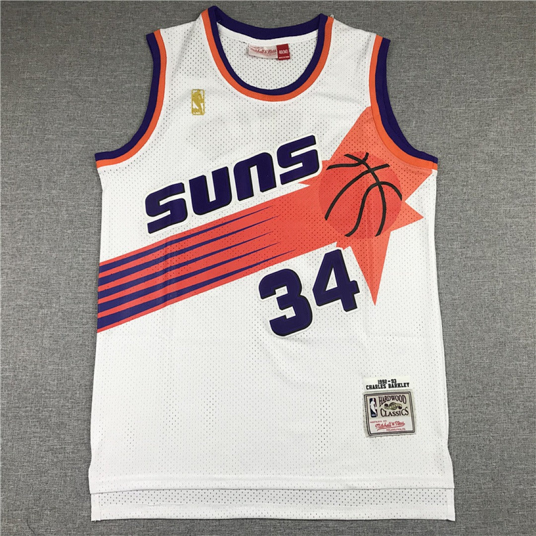 Phoenix Suns #34 Charles Barkley Retro NBA Jersey – Sizes S–XXXL
