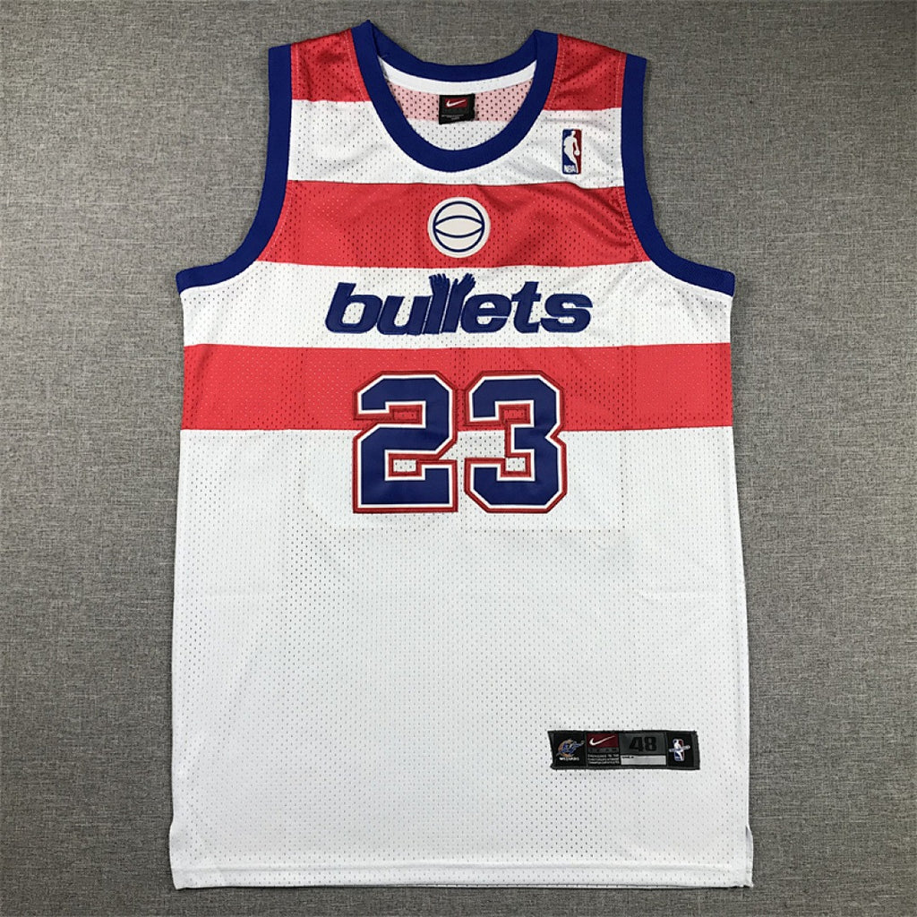Washington Bullets #23 Michael Jordan Retro NBA Jersey – Sizes S to XXXL