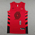 Portland Trail Blazers #0 Damian Lillard Retro NBA Jersey | Sizes S–XXXL