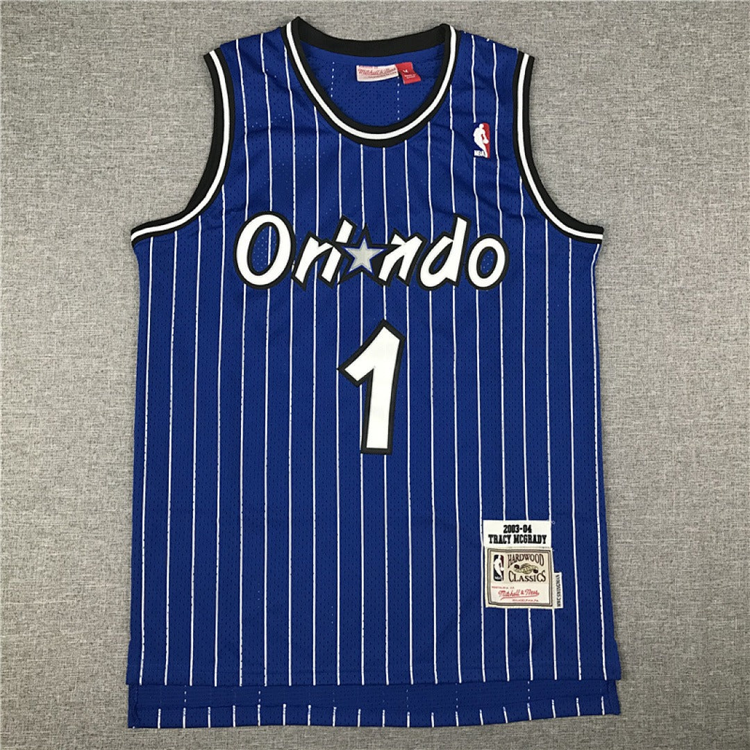 NBA retro Orlando Magic #1 Tracy McGrady jersey