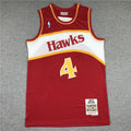 Spud Webb #4 Atlanta Hawks Retro NBA Jersey – Sizes S–XXXL