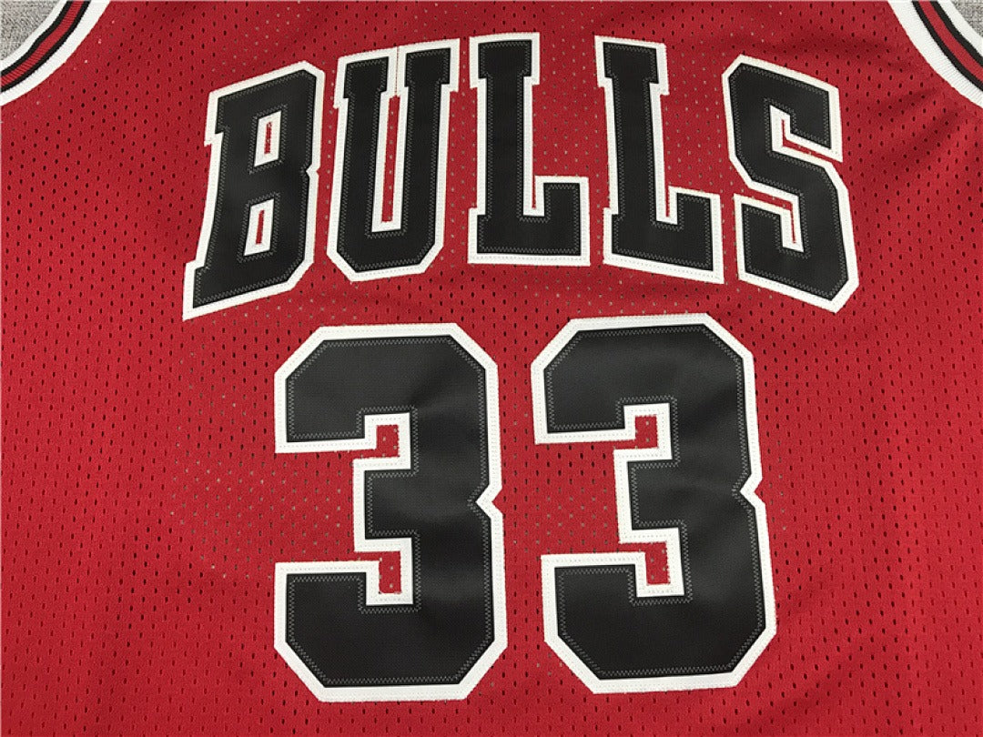 Chicago Pippen #33 NBA Retro Embroidered Jersey – Sizes S-XXXL