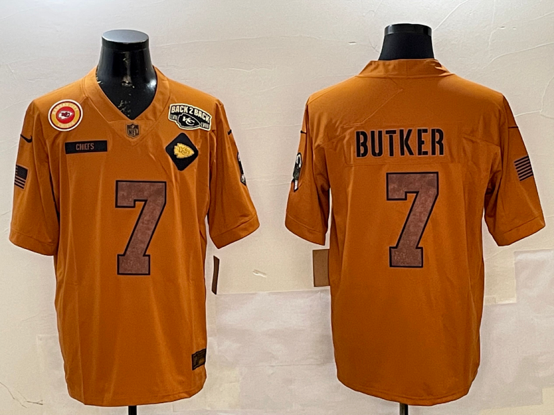 Kansas City Chiefs NFL Super Bowl #7 Jersey