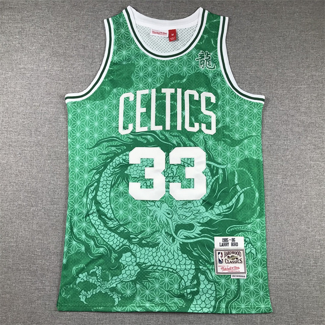 Larry Bird #33 Boston Celtics Retro NBA Jersey – Sizes S–XXXL
